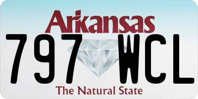 AR license plate 797WCL
