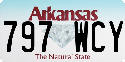 AR license plate 797WCY