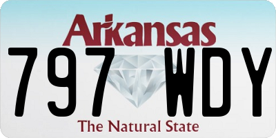 AR license plate 797WDY