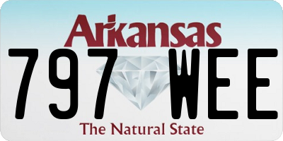 AR license plate 797WEE