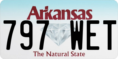 AR license plate 797WET