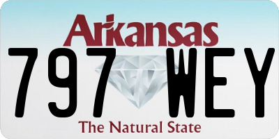 AR license plate 797WEY