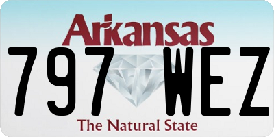 AR license plate 797WEZ