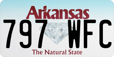AR license plate 797WFC