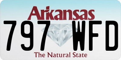 AR license plate 797WFD