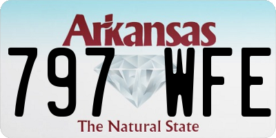 AR license plate 797WFE