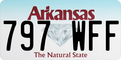 AR license plate 797WFF