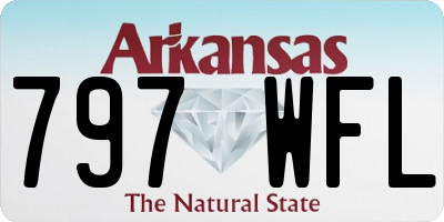 AR license plate 797WFL
