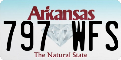 AR license plate 797WFS