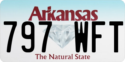 AR license plate 797WFT