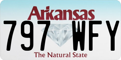 AR license plate 797WFY