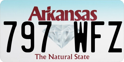 AR license plate 797WFZ