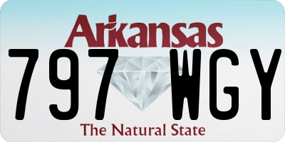 AR license plate 797WGY