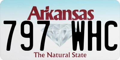AR license plate 797WHC