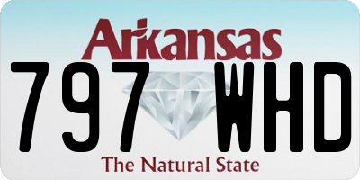 AR license plate 797WHD
