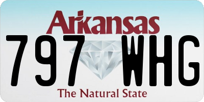 AR license plate 797WHG