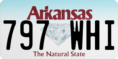 AR license plate 797WHI