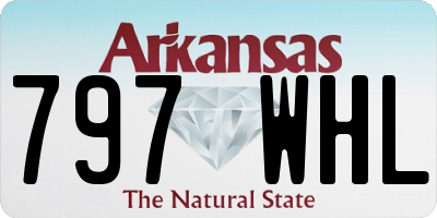 AR license plate 797WHL