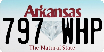 AR license plate 797WHP