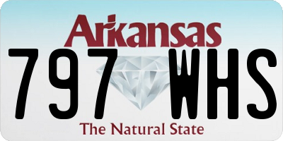 AR license plate 797WHS