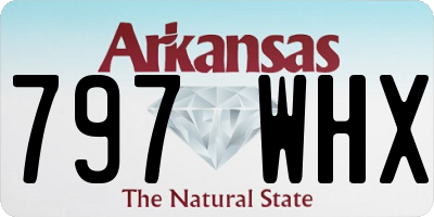 AR license plate 797WHX