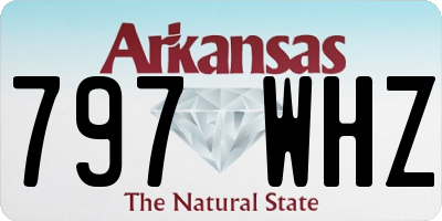 AR license plate 797WHZ
