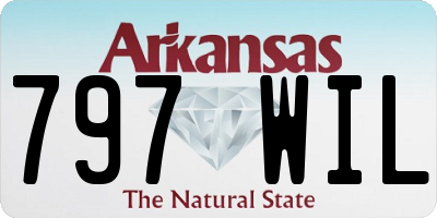 AR license plate 797WIL