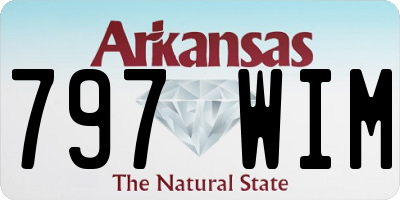 AR license plate 797WIM