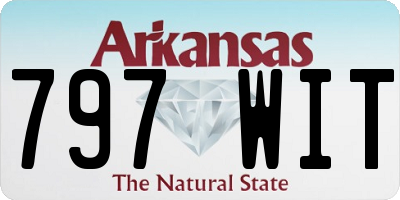 AR license plate 797WIT