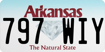 AR license plate 797WIY