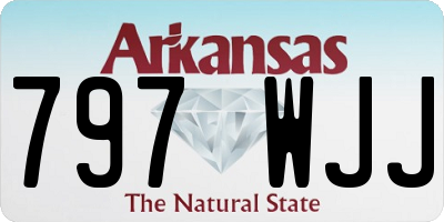AR license plate 797WJJ