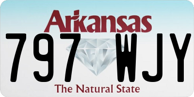AR license plate 797WJY