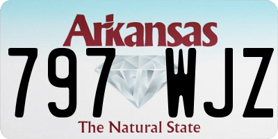 AR license plate 797WJZ