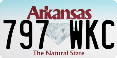 AR license plate 797WKC