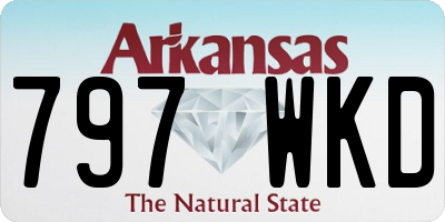 AR license plate 797WKD