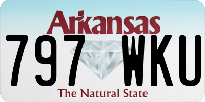 AR license plate 797WKU