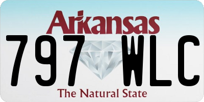 AR license plate 797WLC