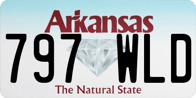 AR license plate 797WLD