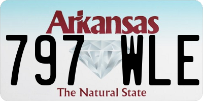 AR license plate 797WLE