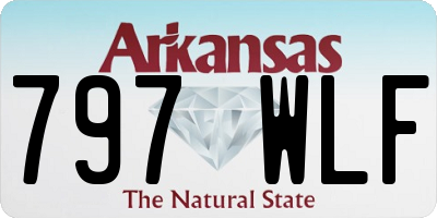AR license plate 797WLF