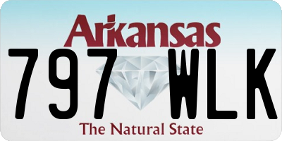 AR license plate 797WLK