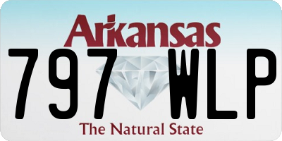 AR license plate 797WLP