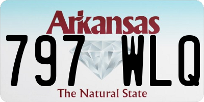 AR license plate 797WLQ