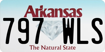 AR license plate 797WLS