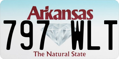 AR license plate 797WLT