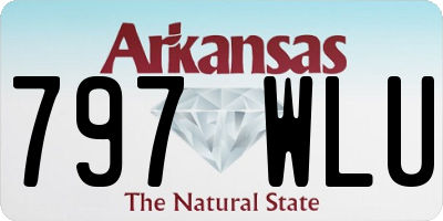 AR license plate 797WLU
