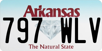 AR license plate 797WLV