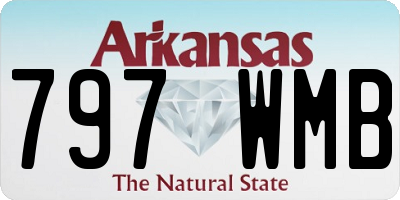 AR license plate 797WMB