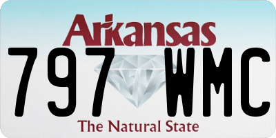 AR license plate 797WMC