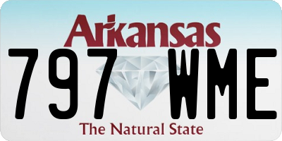 AR license plate 797WME